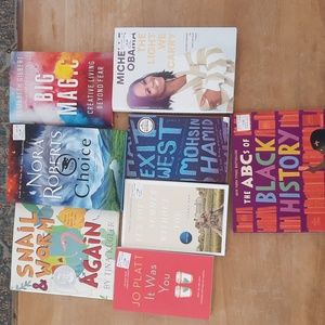 Lot of new 8 new books including best selling authors